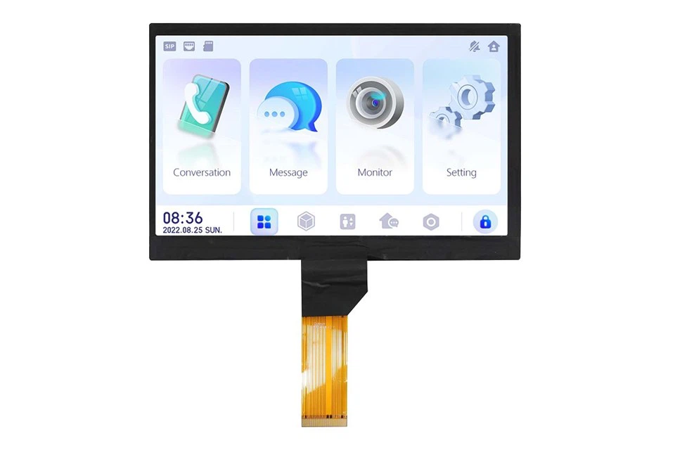 7. 0 colio jūrinė TFT LCD skydelis