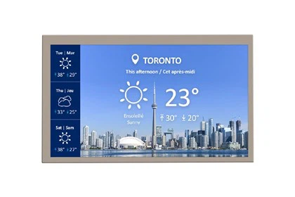 Automobilis pritvirtintas LCD ekranas